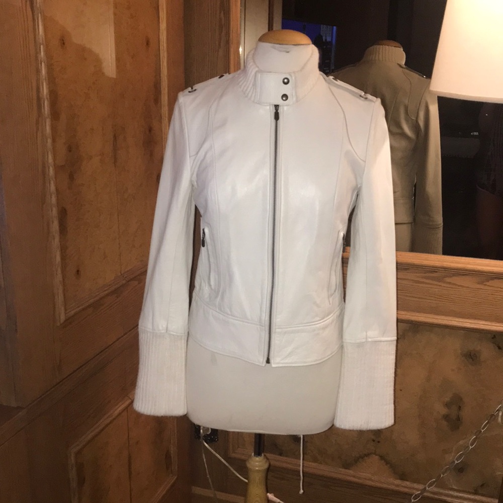 Mackage leather jacket